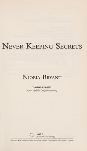 Cover of Never Keeping Secrets