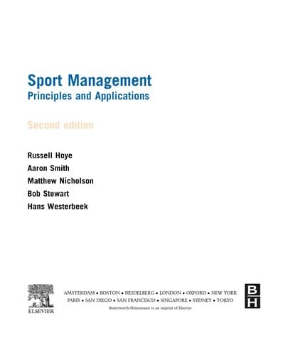 Cover of Sport Management