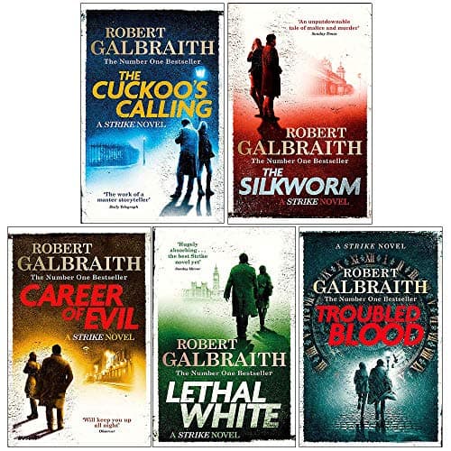Cover of Cormoran Strike Series Robert Galbraith 5 Books Collection Set