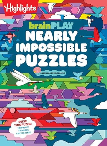 Cover of BrainPLAY Nearly Impossible Puzzles