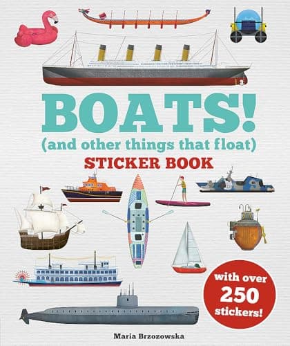 Cover of Boats! Sticker Book : (and Other Things That Float)