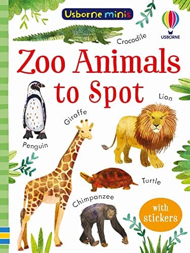 Cover of Usborne Minis Zoo Animals to Spot