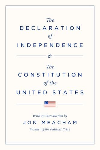 Cover of Declaration of Independence and the Constitution of the United States