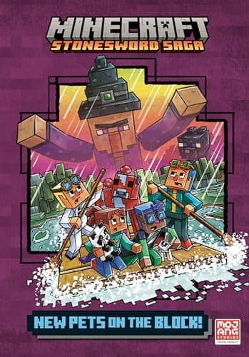 Cover of New Pets on the Block (Minecraft Stonesword Saga #3)