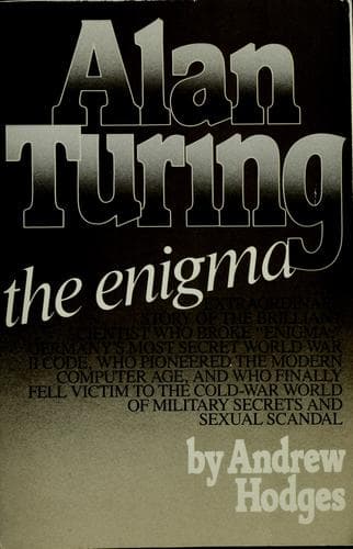 Cover of Alan Turing: the enigma
