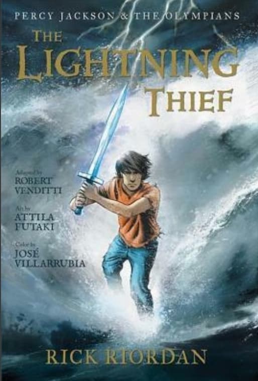 Cover of The Lightning Thief Graphic Novel