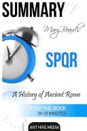 Cover of Mary Beard's SPQR: A History of Ancient Rome Summary