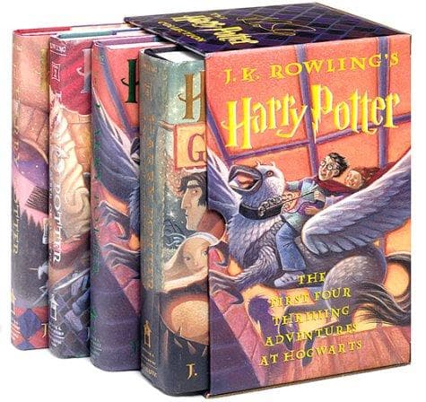 Cover of The Harry Potter Collection #1-4: Tome 1, Harry Potter à l'école des sorciers ; Tome 2,