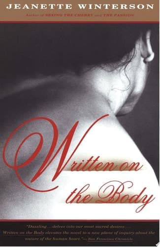 Cover of Written on the Body Lambda Literary Award