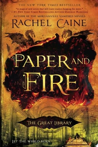 Cover of Paper and Fire (The Great Library #2)