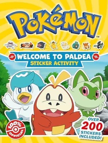 Cover of Pokemon Welcome to Paldea Epic Sticker