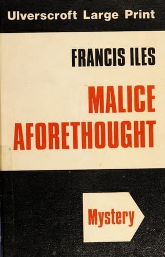 Cover of Malice Aforethought (Ulverscroft Large Print)