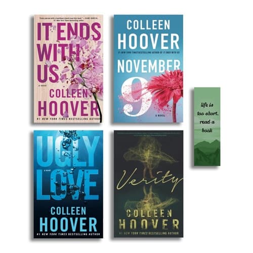 Cover of Colleen Hoover Book Bundle (It Ends With Us, November 9, Ugly Love, Verity)