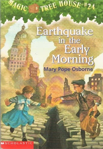 Cover of Magic Tree House Earthquake in the Early Morning