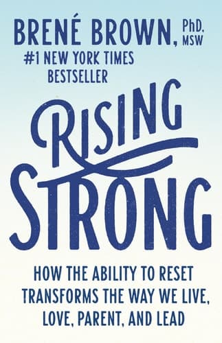 Cover of Rising Strong: by Brené Brown