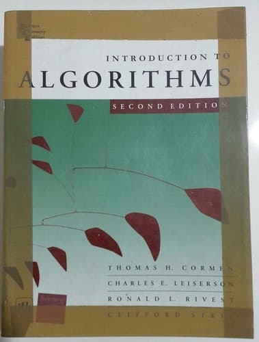 Cover of Introduction to Algorithms, Second Edition