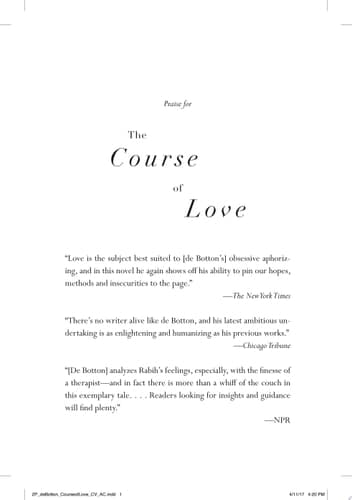 Cover of The Course of Love
