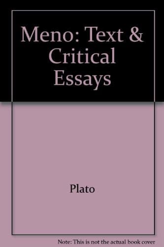 Cover of Meno