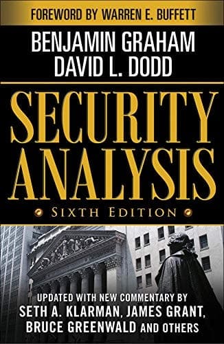 Cover of Security analysis