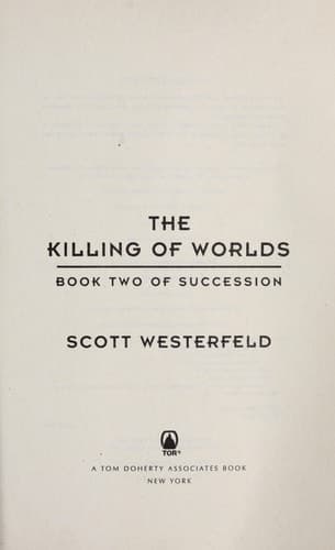 Cover of The killing of worlds