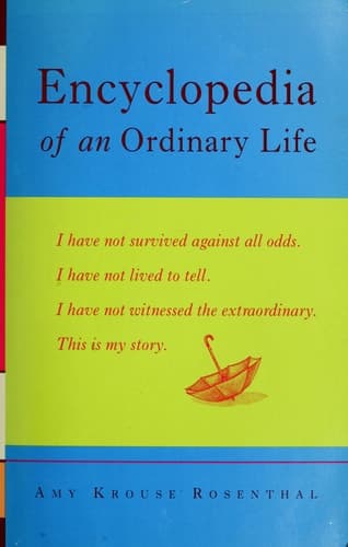Cover of Encyclopedia of an Ordinary Life A Memoir