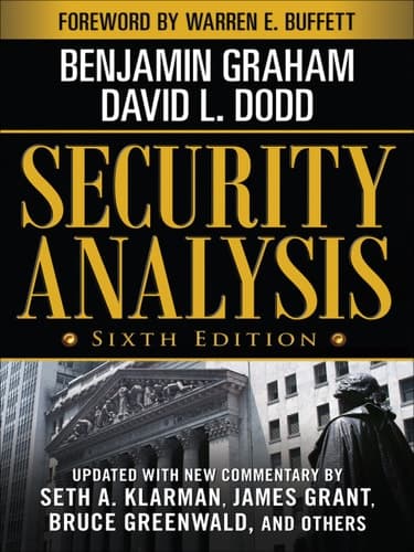 Cover of Security Analysis