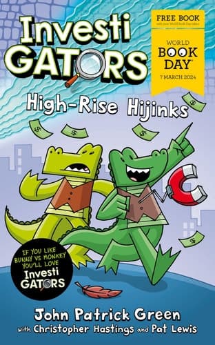 Cover of Investigators: High-Rise Hijinks: A Laugh-Out-Loud Comic Book Adventure for World Book Day 2024!