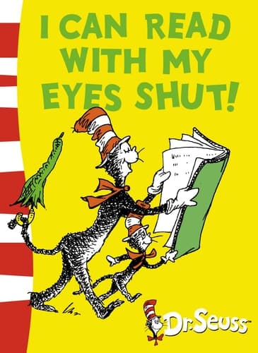 Cover of I Can Read with My Eyes Shut (Dr Seuss Green Back Books)