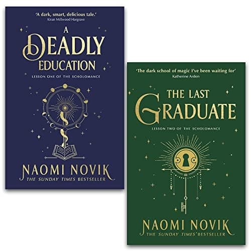 Cover of Naomi Novik Scholomance Series 2 Books Collection Set (a Deadly Education, The Last Graduate)