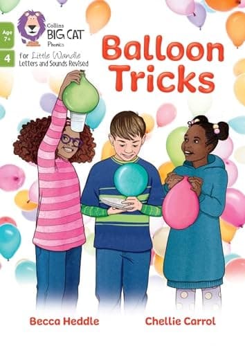 Cover of Big Cat Phonics for Little Wandle Letters and Sounds Revised - Age 7+ - Balloon Tricks