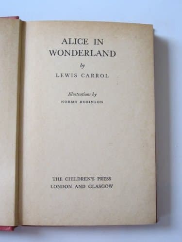Cover of Alice in Wonderland