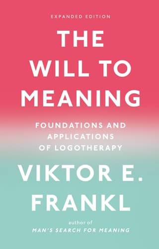 Cover of The will to meaning