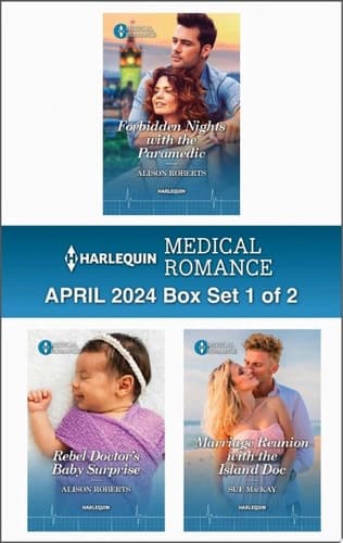 Cover of Harlequin Medical Romance April 2024 - Box Set 1 Of 2