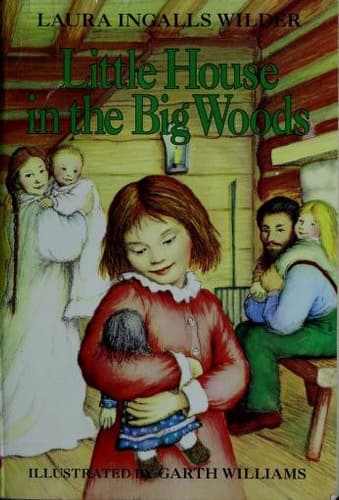 Cover of Little House in the Big Woods Book and Charm (Charming Classics)