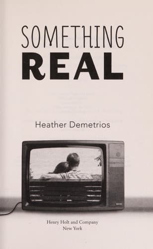 Cover of Something Real