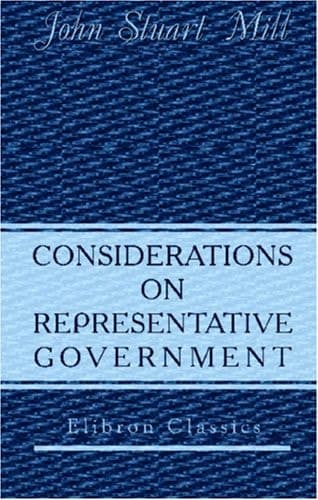 Cover of Considerations on Representative Government