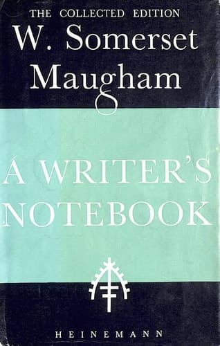 Cover of A WRITER'S NOTEBOOK