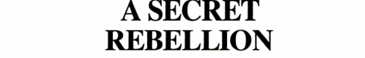 Cover of A Secret Rebellion