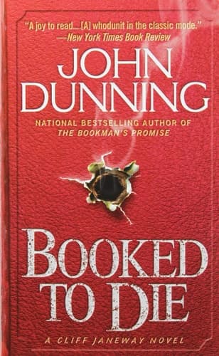 Cover of Booked to Die (Cliff Janeway Novels)