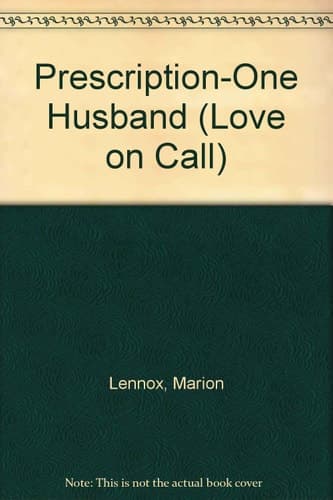 Cover of Prescription - One Husband