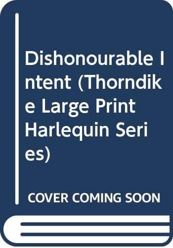 Cover of Dishonourable Intent