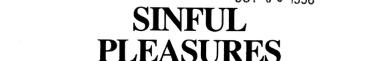 Cover of Sinful Pleasures