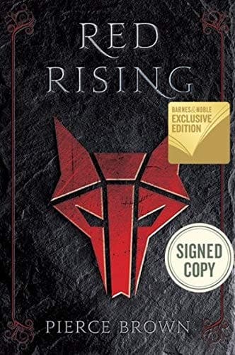 Cover of Red Rising Pierce Brown (Iconic Howlers Emblem SIGNED BOOK)