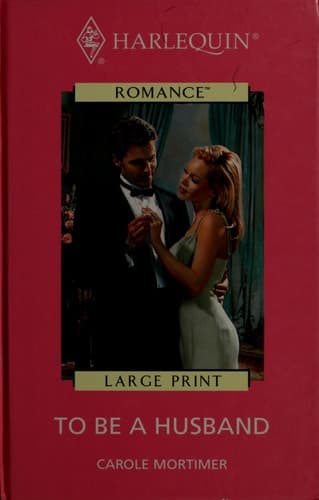 Cover of To be a husband