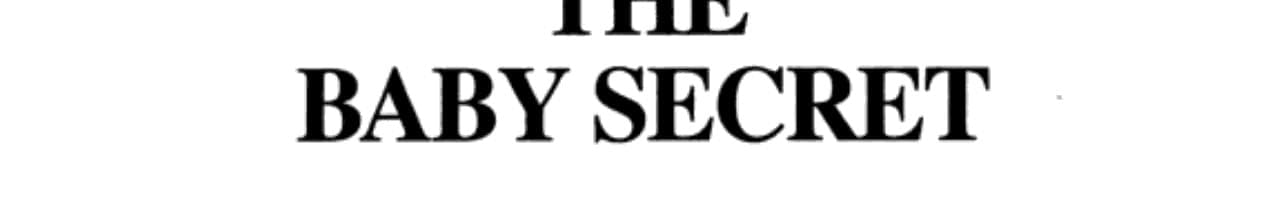 Cover of The Baby Secret