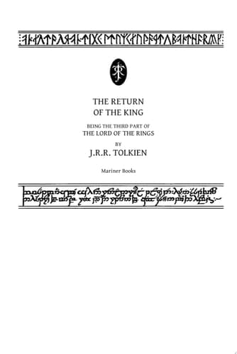 Cover of The Return of the King: Being the Third Part of the Lord of the Rings