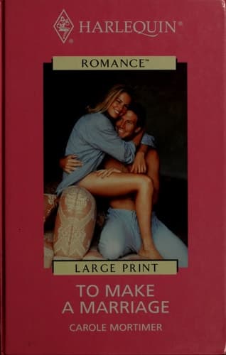 Cover of To Make a Marriage