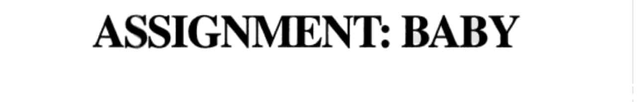 Cover of Assignment