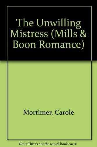 Cover of The Unwilling Mistress