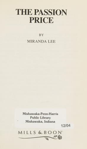 Cover of The Passion Price